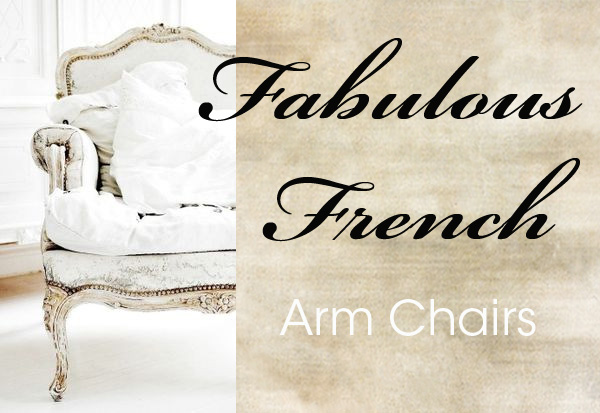 French arm chairs copy